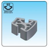 Profil 40 R80 30˚