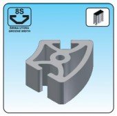 Profil 40 R80 45˚
