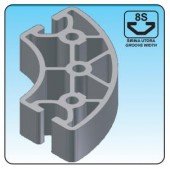 Profil 40 R80 90˚